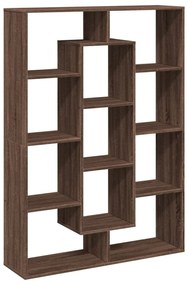 3310304 vidaXL Bibliotecă, stejar maro, 102x29x143 cm, lemn prelucrat