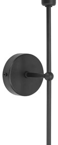 Aplica de perete MADELA 1xE14/40W/230V neagră