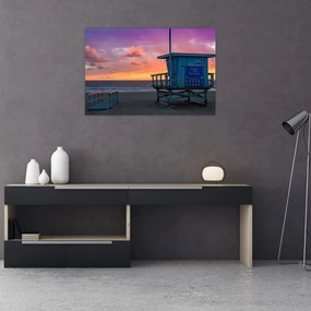 Tablou de pe plaja Santa Monica (90x60 cm)