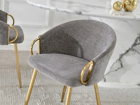 Scaun Carma K (gri + auriu). 1111003