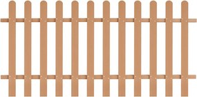 vidaXL Gard din șipci, 200 x 100 cm, WPC