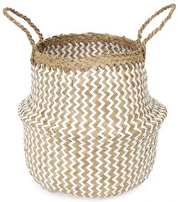 Coș de hârtie și iarbă de mare natural Compactor Belly S, pliabil, 27 x 26 cm, S