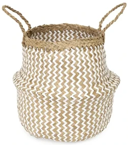 Coș de hârtie și iarbă de mare natural Compactor Belly S, pliabil, 27 x 26 cm, S