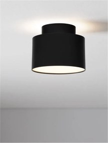 Spot aplicat, Plafoniera LED Ozen negru, 11cm