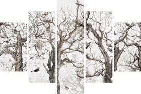 Tablou - Model de pădure, desen (150x105 cm)