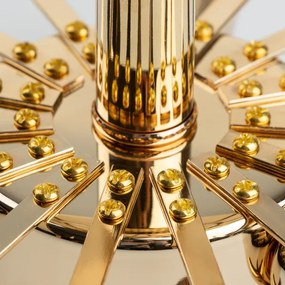 Lustră de cristal aplicată Brilagi CRYSTAL 6xE14/60W/230V auriu