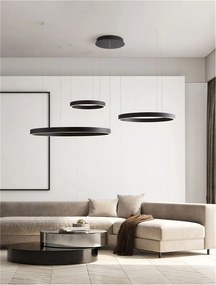 Lustra LED circulara cu 3 inele 80/60/40cm ELOWEN