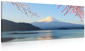 Tablou vedere din lacul la Fuji