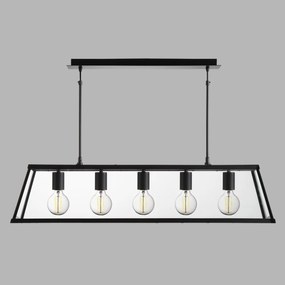 Lustra clasica design traditional Voyager 5L negru 4614-5BK SRT