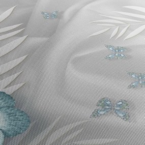 Tablou - 3D Flori albastre (90x60 cm)