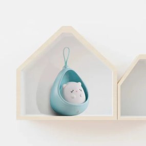 Corp de iluminat LED de orientare pentru cu senzor pentru copii KITTY LED/0,5W/5V USB albastru