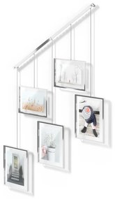 Rame argintii de suspendat 5 buc. din metal 70x80 cm Exhibit – Umbra