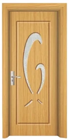 Usa Interior din MDF Novo Doors ND219, Cadru din Lemn Masiv, Geam Sablat, KIT COMPLET, Toc , Manere si balamale incluse (Culoare: Wenge, Dimensiune: