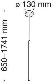Lustra, Pendul LED design modern Ray alb MY-P021PL-L10W