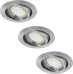 Rabalux 1166 - Set de 3 spoturi LED încastrate LITE, 3x GU10/3W/230V