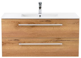 Dulap inferior Vario Clam 100 cu lavoar stejar-stejar