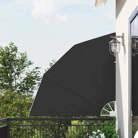 vidaXL Ecran de intimitate pentru balcon Manual Antracit 140 x 140 cm