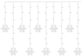 Perdea luminoasă LED de Crăciun 60xLED/1,35W 635x50 cm alb rece