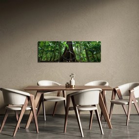 Tablou - Rădăcinile copacului (cu ceas) (90x30 cm)
