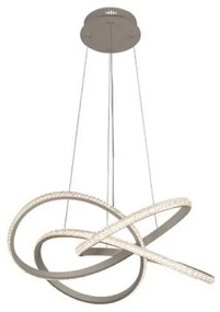 Lustră LED dimabilă, suspendată pe cablu, 95W, 230V, 3000-6500K, Ø57 cm + telecomandă