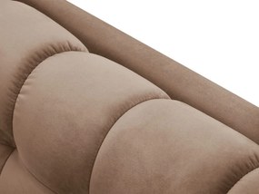 Canapea Bali 2 locuri velvet/picioare negre – L152 x l92 x h75
