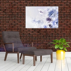 Tablou - Flori,pictură texturată (90x60 cm)