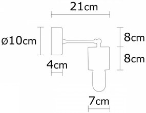 Aplica de Perete Xanthos - N-865, Soclu E27, Max. 40W, Culoare Lemn