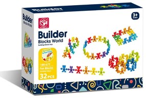 JOC DE CONSTRUCTIE STEAM - ANIMALUTE VESELE (32 PIESE) - BUFNITEL (188-677)