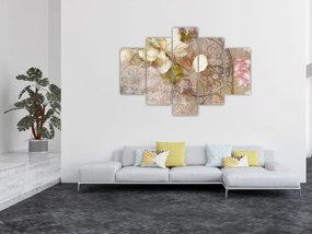 Tablou - Ornament de flori (150x105 cm)