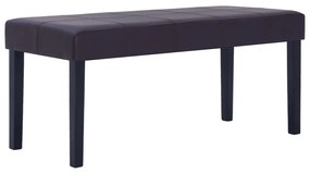 281310 vidaXL Bancă, maro, 106 cm, piele artificială