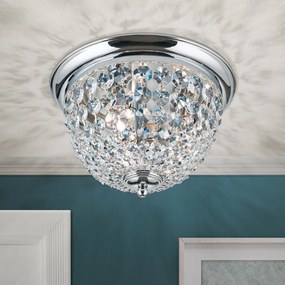 Plafoniera cristal Asfour design elegant lux PLAFOND D-35cm crom