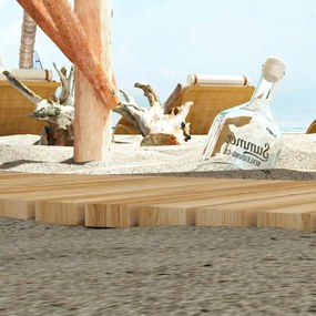 Outsunny Covor de Grădină din Lemn 120 x 38 cm | Cărare Arrotolabilă pentru Spații Exterioare | Covor Decorativ și Rezistent pentru Grădină, Plajă, Nunți sau Petreceri | Aosom Romania