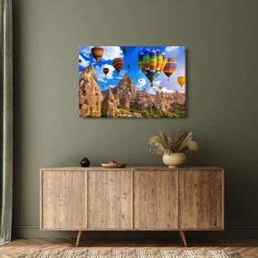 Tablou - Baloane cu aer cald, Cappadocia, Turcia. (90x60 cm)