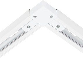 Sistem de iluminat cu șine inteligente cu 6 spoturi albe monofazate 300 cm - Iconic Jeana