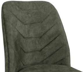 Set 2 scaune Dafne (Nuc + Verde închis). 1073152