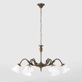 Candelabru din alama cu detalii gravate Dalida