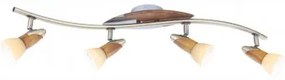 Plafoniera rustica 4 becuri E14 LORD II&amp;III 5443-4 Globo