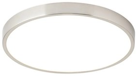 Plafoniera LED design slim BULLY D-28cm crom satin