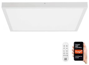 Plafonieră LED dimabilă pentru baie Immax NEO 07277L FRAME 50W/230V IP44 Wi-Fi Tuya + telecomandă