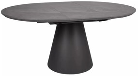 Masa Angel II marmura gri/negru L120-160xl120 cm