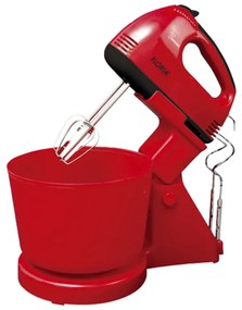 Mixer cu bol Floria ZLN-7575 Rosu , 7 viteze, Bol plastic 2 Litri, Putere 150W, Rosu
