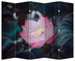 Paravan - Floare roz (210x170 cm)
