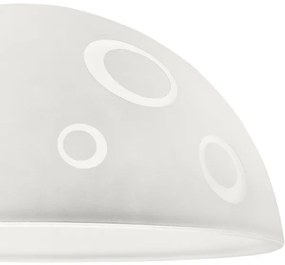 Abajur de rezervă din sticlă SFERA E27 140x300 mm alb