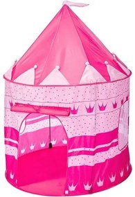 Cort de Joaca Pop-up XXL Pentru Copii NOVOKIDS™ Pink Princess, Pentru interior si exterior, Geanta transport inclusa, Dimensiuni 105X135 cm, Model