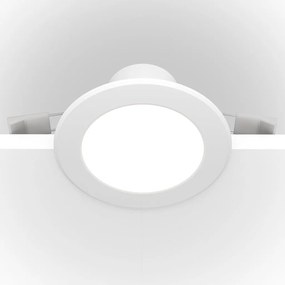 Spot LED incastrabil design tehnic IP44 Stockton alb