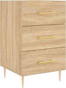 vidaXL Noptieră, stejar sonoma, 40x40x66 cm, lemn compozit