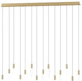 Lustră LED dimabilă pe cablu Eglo 390362 MIRADOR 14xLED/3,3W/230V auriu