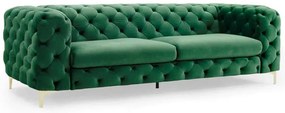 Canapea design Chesterfield, Catifea, Verde Smarald, MODERN BAROCK