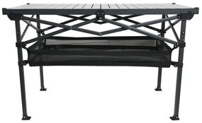 Masă pliabilă de camping 118x70 cm antracit