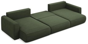 Colțar kaki extensibil/cu spațiu de depozitare (în formă de "U") Kapua – Makamii